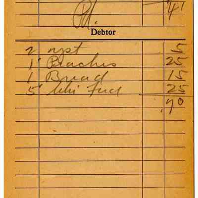 Receipt, 1919