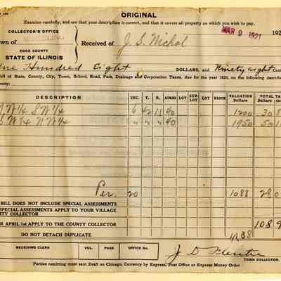 Receipt, Tax