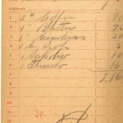 Receipt, 1920
