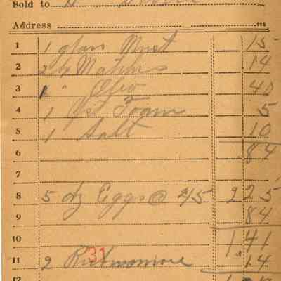 Receipt,1919