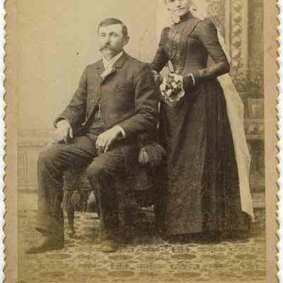 George Spoerlein and Ursula Weidner wedding portrait