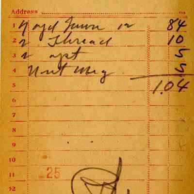 Receipt,1919