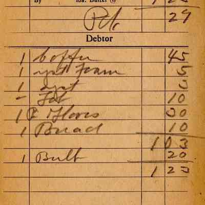 Receipt, 1920