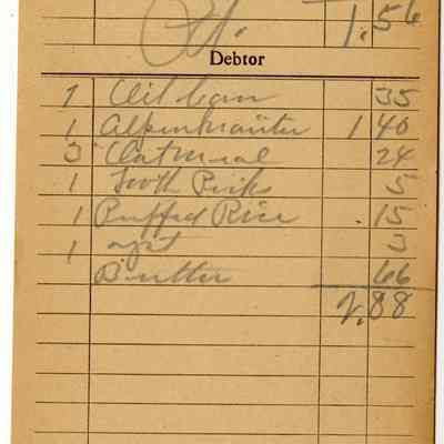 Receipt, 1919