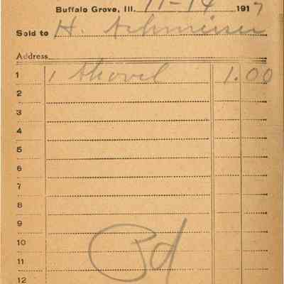 Receipt,1917