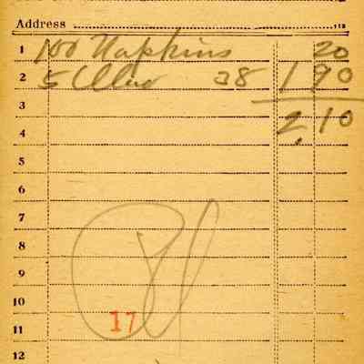 Firnbach and Raupp Receipt 1919