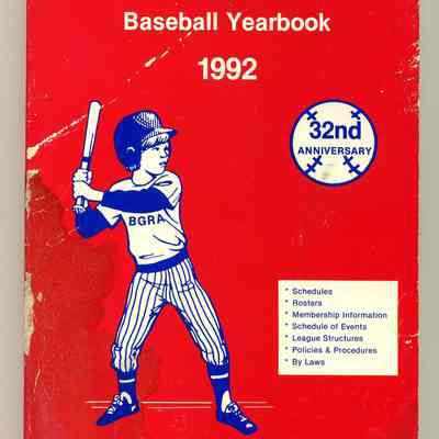 Buffalo Grove Recreation Association Baseball Yearbook 1992