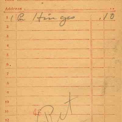 Firnbach and Raupp Receipt 1919