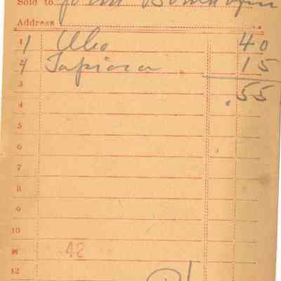Receipt,1919