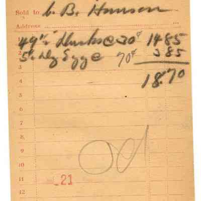 Receipt, 1920