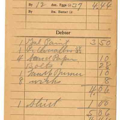 Receipt, 1919