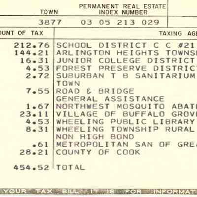 1966 Tax Record