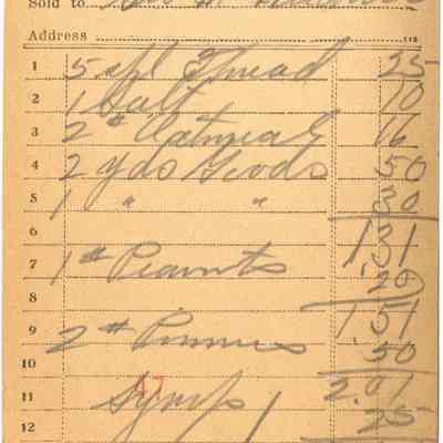 Receipt, 1920