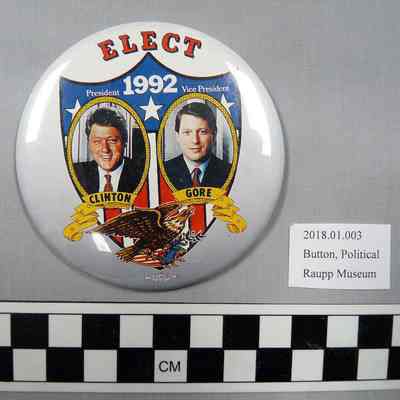 Clinton Gore Campaign Button
