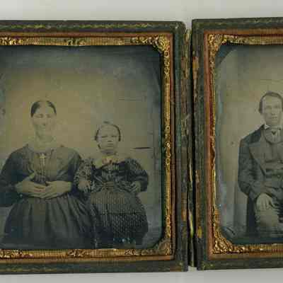 Portrait tintype images