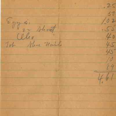 Receipt,1919