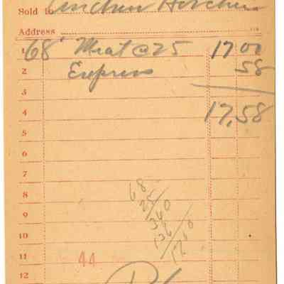 Receipt, 1919