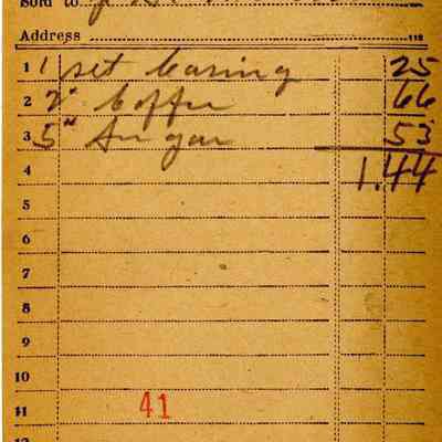 Receipt,1919