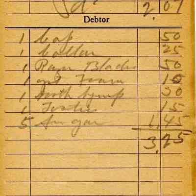 Receipt, 1920