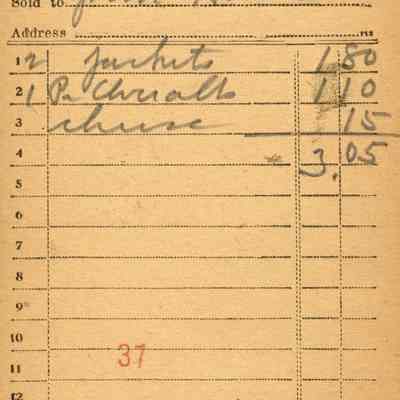Firnbach and Raupp Receipt 1919