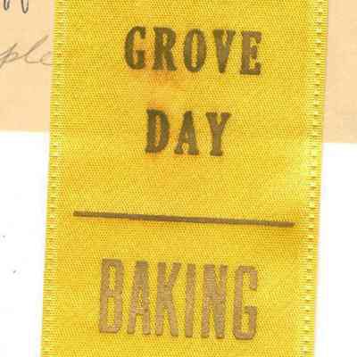 Buffalo Grove Day Baking Prize Ribbon
