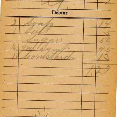 Firnbach and Raupp Receipt 1919