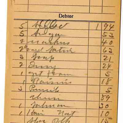 Firnbach and Raupp Receipt 1919