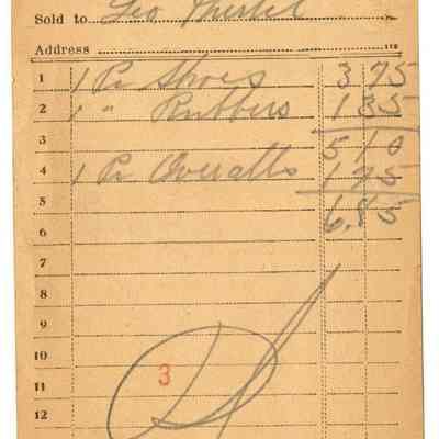 Receipt, 1919
