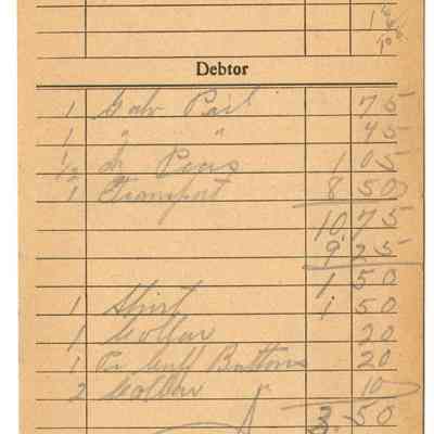 Receipt, 1919