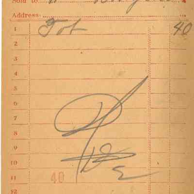 Receipt,1919