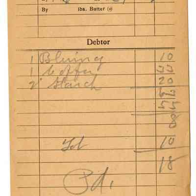 Receipt, 1918