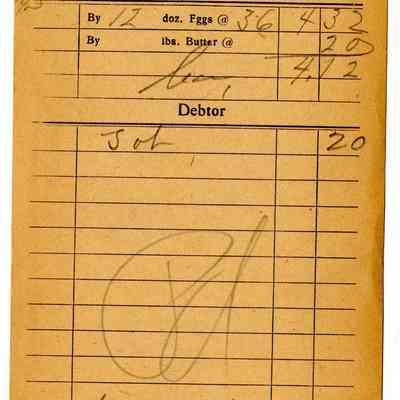 Receipt, 1919