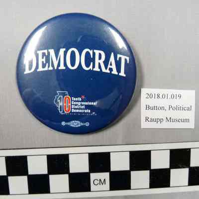 Democrat Button