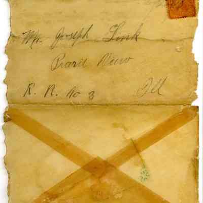 Wedding Invitation Envelope, 1908