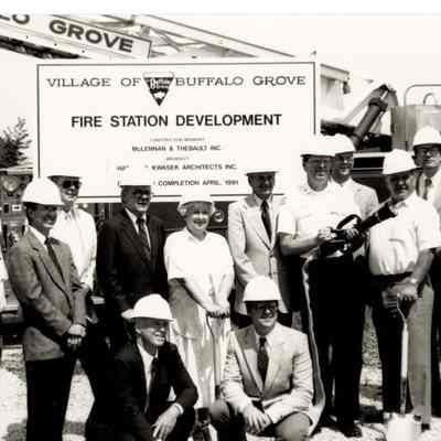 Village Groundbreaking for 3rd Firestation