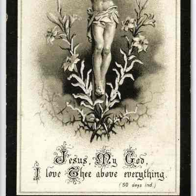 Rev. Nicolas John Otto Funeral Prayer Card