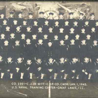 U.S. Naval Training Center Officers 1945