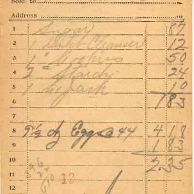 Receipt, 1920