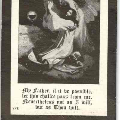 Theresa C. Biere Funeral Prayer Card