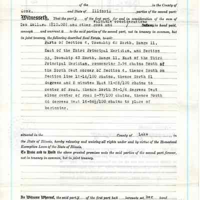 Warranty Deed 1943