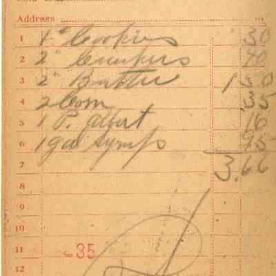 Receipt, 1920
