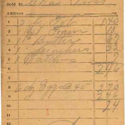 Receipt, 1920