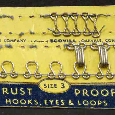 Hooks, eyes & loops