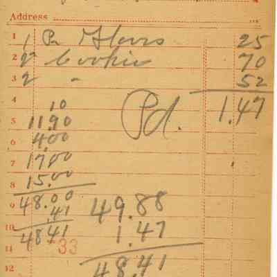 Receipt 1919