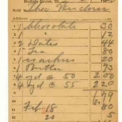 Receipt, 1920