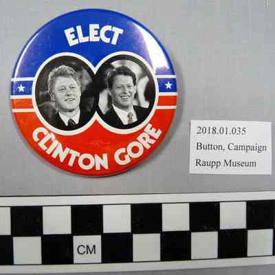 Clinton Gore Campaign Button