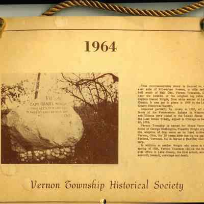 1964 Vernon Township Historical Society calendar