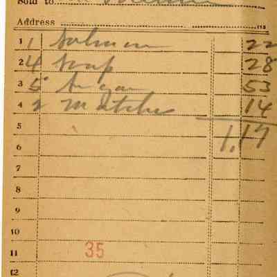 Receipt,1919