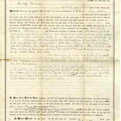 Quit Claim Deed Pabst to Weidner 08/24/1876