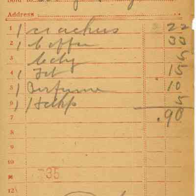 Receipt 1919